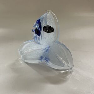 Beautiful Italian Murano Art Hand Blown Glass Flower Made in Italy Home‎ Decor